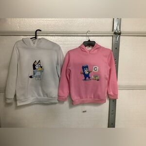 2 hooded sweatshirts, size 10/12